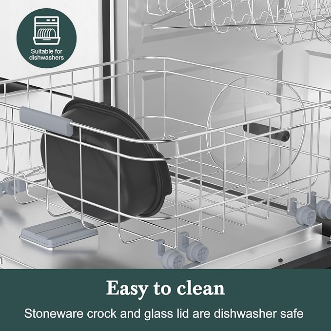MAGNIFIQUE 6 Quart Multi-Cooker with 8-in-1 Casserole Programmable Slow Cooker, Dutch Oven, Pasta, Nonstick, Oven Safe Pot to 500°F Oatmeal Oatmeal