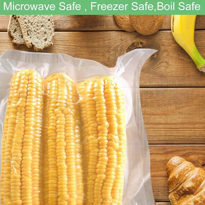 O2frepak 2 Rolls 11x50 and 8x50 (total 100 Feet) Vacuum Sealer Bags Rolls with BPA Free,Heavy Duty Vacuum Sealer Storage Bags Rolls,Cut to Size Roll,Great for Sous Vide Cooking