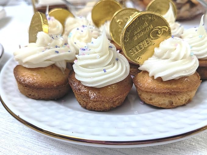 Bakerpan Silicone Mini Muffin Pan Nonstick, Mini Cupcake Pan, Muffin Silicone Molds, 12 Cavities - Set of 2