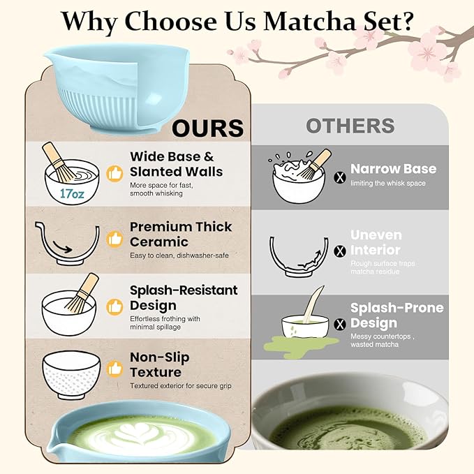 7PCs Pink Matcha Whisk Set Traditional Japanese Matcha Kit with Whisk and Bowl Matcha Making Accessories Bamboo Chasen Tea Spoon Holder Sifter Tea Towel Ceremony Macha Tea Set for Beginners