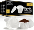 Pro Mael Disposable K Cup Coffee Filters with Lid, Coffee Filter Paper for Keurig Brewers Single Serve 1.0 and 2.0, Use with Resusable K Cup Pods, White (200 Count)