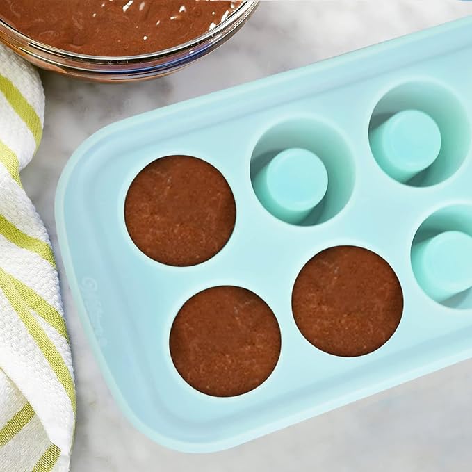 Silicone Shot Glass Mold 8-Cavity – Edible Candy Shot Mold for Chocolate, Ice, Jelly, Gummy, Juice Shots – Reusable Nonstick Silicone Molds for Baking, Parties, Gifts, Holidays, Bars