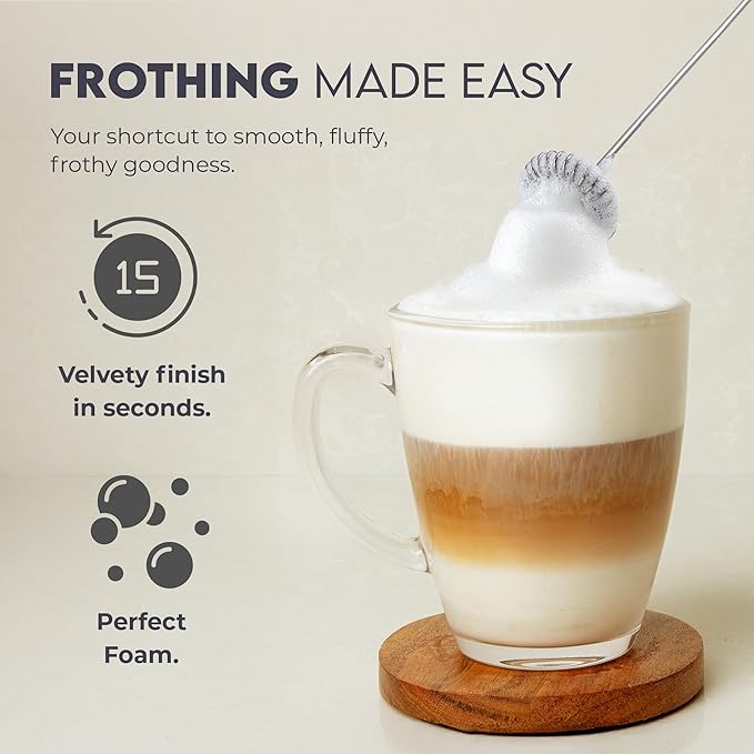 ZK Milk Frother FrothMate - Teal Pink Fade