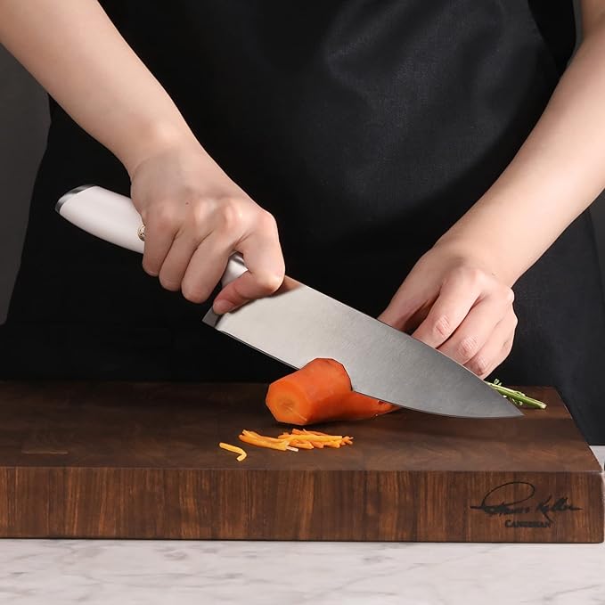 Cangshan L1 Series 4-Piece HUA Knife Block Set, Forged German Steel, White, 1026986