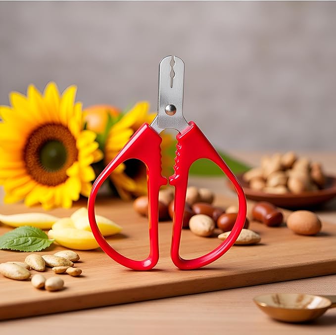 Red Melon Seed Cracker Plier, Sunflower Seeds Plier Opener - Seed Cracker Sheller Opener Peeling Pliers for Melon Seeds, Small Nuts, Specialty Tools and Gadgets Kitchen Utensils and Gadgets
