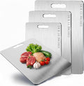 16x11 Titanium Cutting Board 2mm Thick. 100% Pure Titanium Cutting Boards For Kitchen, Stays Flat & Odor-resistant, Non-porous, Dishwasher-safe, Reversible - Multi-use: Pastry, Prep & Serve, Bbq.