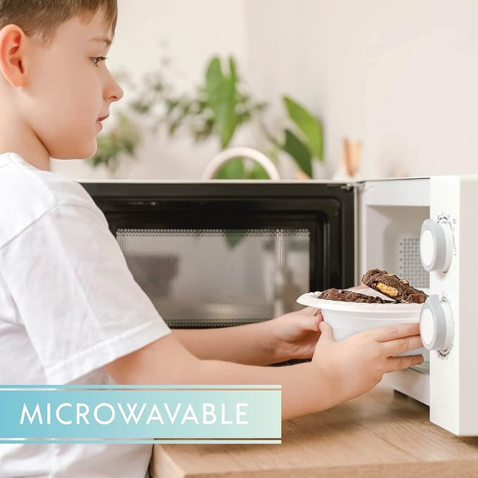 Plasticpro 5 ounce Round Plastic Dessert Bowls Microwaveable, Disposable, White, Dinnerware 400 Count