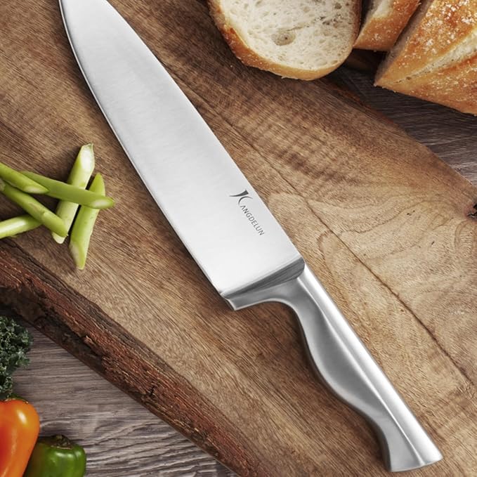 15 PCS Kitchen Knife Set with Non-Slip Handle, Ultra Sharp High Carbon Stainless Steel