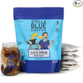 STELLA BLUE Fresh Cold Brew Coffee | Electric Avenue Blend | 100% Arabica Dark Roast | Bold Toffee and Dark Chocolate with Smoky Notes | 6 Brew Packets for Cold Brew | Makes 24 Smooth Bold Cups