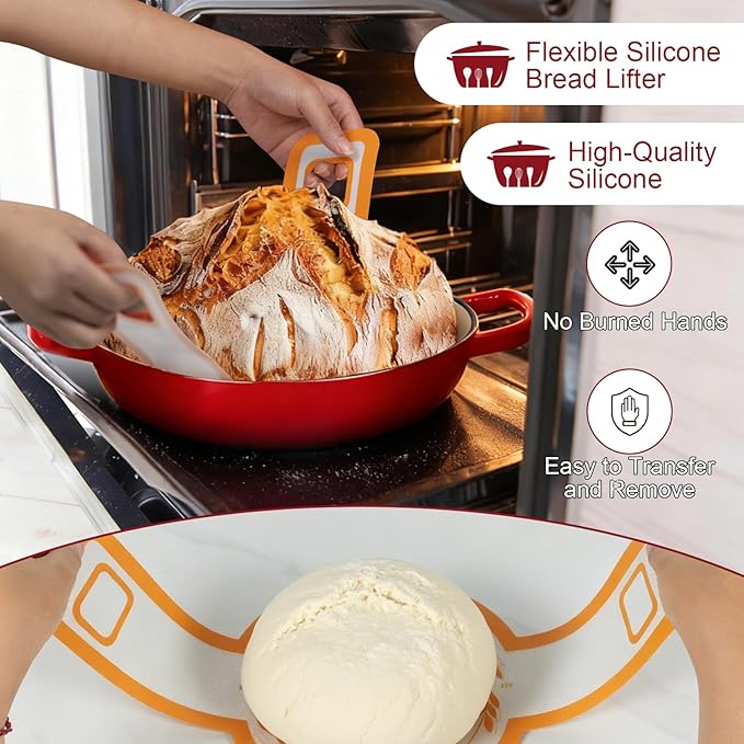 Banneton Bread Proofing Basket Set, Round & Oval Sourdough Proofing Baskets with Liners, Covers & Silicone Bread Mats, Sourdough banneton basket for Sourdough Baking Supplies
