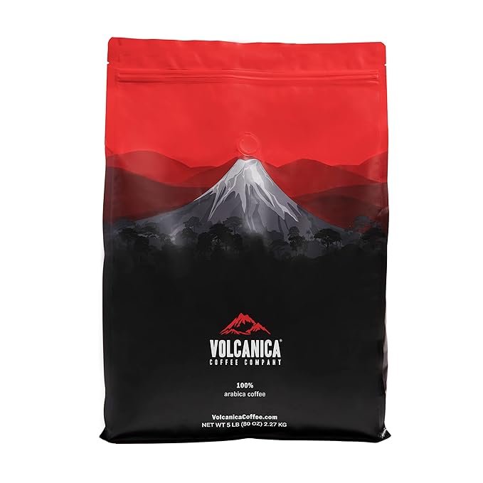 French Roast Coffee Beans, Whole Bean, Fresh Roasted, 5 lbs