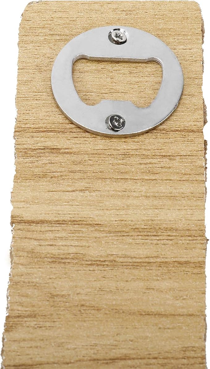 Homend 100Pack Wall Mount Bottle Openers, Mounting Hardware Included, Vintage Rustic Bar(Wood Block is not Included) (Silver)