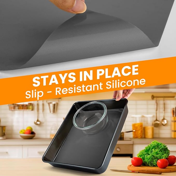 Silicone Baking Mat Roll- Cut To Size Silicone Mat - Reusable Baking Mat, Silicone Pastry Mats for Rolling Dough, Non Stick Food Grade Silicone Sub Mat Roll, Kitchen Counter Mat