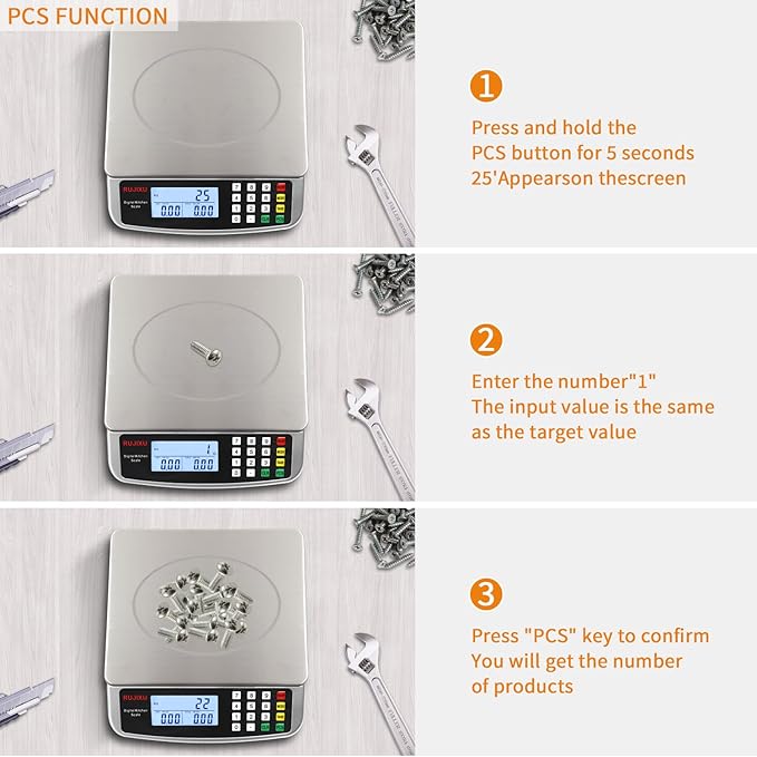 Food Scale 88lb/40kg Large Digital Kitchen Scale 0.05oz/1g with Price Computing Commercial Scale 304 Stainless Steel gram Scale for Baking Cooking Meat Restaurant ，USB or AA Battery(Included)