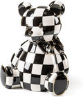MACKENZIE-CHILDS Courtly Bear Cookie Jar, Cute Cookie Jar for Kitchen or Dining Room