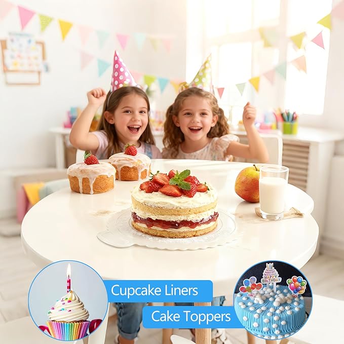722pcs Cake Decorating Kit - Baking Supplies with Springform Pans, Cake Rotating Turntable, Icing Piping Bags and frosting Tips Set - Cake Decorating Tools for Beginners