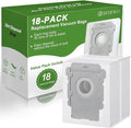 18 Pack Roomba Vacuum Bags for i7, i7+, i7Plus, i8, i8+, i3, i3+, i4, i4+, i6, i6+, s9, s9+, s9Plus, i and s Series Clean Base Automatic Dirt Disposal Bags