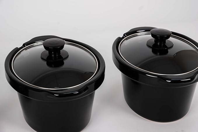 CULINARY CHEF, Triple Slow Cooker, Buffet Server 3 Pot, Food Warmer - Stainless