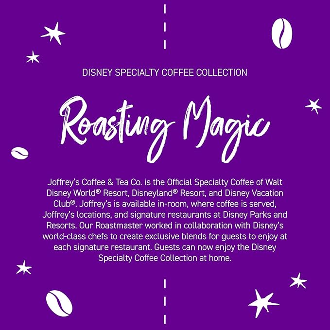 Joffrey's Coffee - Disney Encanto Familia Madrigal Blend | Artisan Medium Roast Coffee, 100% Arabica Beans, Brew or French Press (Ground, 11 oz)