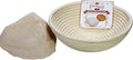 Saint Germain Bakery Premium Round Bread Banneton Basket with Liner - Perfect Brotform Proofing Basket for Making Beautiful Bread (10 inch)