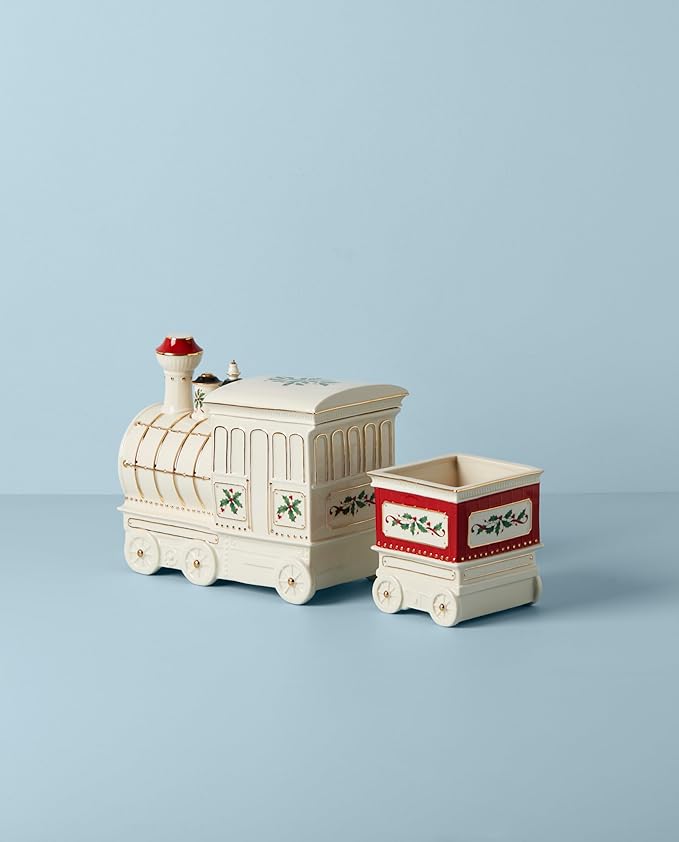Lenox 894179 Holiday Train 5-Piece Serving Set, Christmas Decor