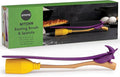 NEW - OTOTO Witchin Pastry Brush and Baking Spatulas - Silicone Heat Resistant and Basting Brush, Cooking and Baking Spatula, Spooky Witchy Gifts, Gothic Kitchen Halloween Gifts, Cute Accessories