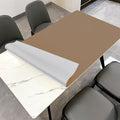 Leather Table Cover,1.8mm Thick,36x72 Inch Table Protector,Table Protector for Dining Room Table,Dining Room Table Protector Pad.(Khaki+Silvery,36x72)