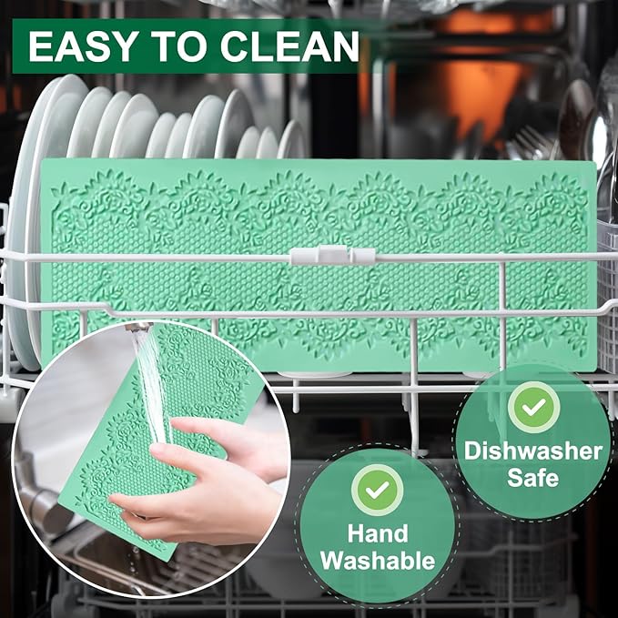 GROWTAIL Lace Molds Silicone,Cake Fondant Embossing Mat,Lace Molds for Cake Decorating Edible Lace