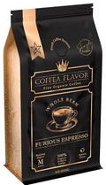 Espresso Coffee Beans – Medium Roast, Organic, Single Origin, 100% Arabica – Bold Flavor & Smooth Finish – Furious Espresso by Coffea Flavor