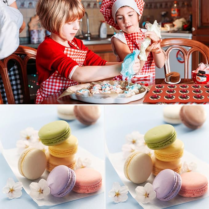 2PACK Silicone Cylinder Molds,15-Cavity Round Candy Chocolate Mold, Handmade Soap Silicone Mould, for Mini Muffin, cake,Jelly, Dessert, Ice Cube
