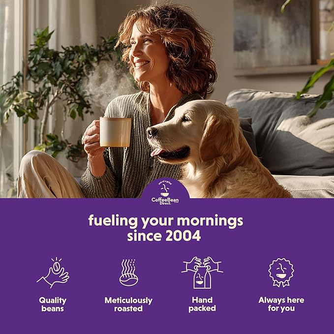 Coffee Bean Direct Indian Monsooned Malabar, Whole Bean Coffee, Arabica Coffee, Light Roast, 5 Pound Bag (Pack of 1)