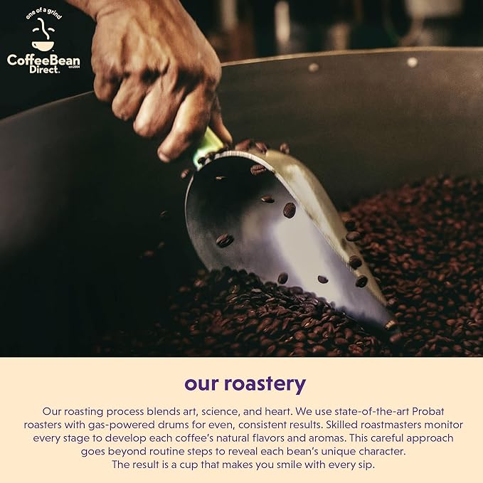Coffee Bean Direct Dark Kenya AA, Whole Bean Coffee, Dark Roast, 2.5 Pound Bag (Pack of 1)
