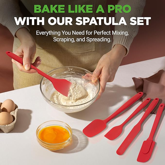 NutriChef 23-Piece Essential Baking Utensils Set – Measuring Cups and Spoons, Scraper, Oven Mitts, Whisk, Silicone Baking Mats and More - Dishwasher Safe, Perfect for Baking and Cooking (Black)