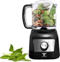 Moss & Stone 3 Cup Mini Food Processor, Strong Vegetable Chopper for Dicing, Chopping, Mincing, & Puree 300 Watts Mini Chopper With 2 Speeds, Perfect Baby Food Processor Black