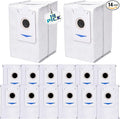 14Pcs Dust Bags Replacement for Ecovacs T30S(Not Combo) X2/X2 Pro/X2 Omni/X5 Omni Robot Vacuum Cleaner, 3L Large Capacity Disposable Replacement Bags