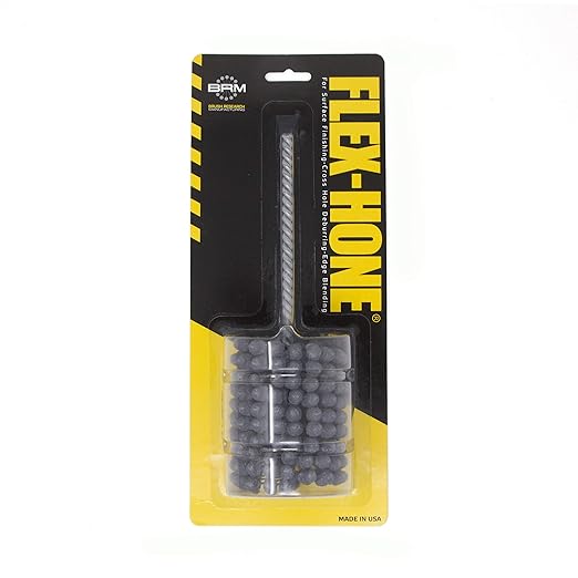 Brush Research BC21424 FLEX-HONE®, 2-1/4" (57.2mm) Diameter, 240 Grit, Silicon Carbide, For Mild Steel, Stainless Steel, Cast Iron and Softer Ferrous Materials