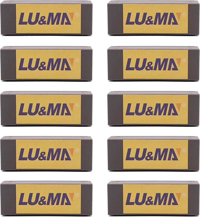 Paint Scraper Carbide Blades Double-Edged Reversible Replacement Blade (2" (50mm),10packs) By LU&MN