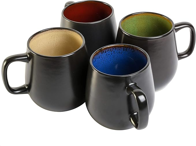 Gibson Elite Soho Cafe 21 Ounce Mug, Multicolor