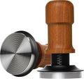 51mm Espresso Tamper, Premium Barista Coffee Tamper with Constant 30lb Calibrated Spring Loaded, Stainless Steel Base and Mahogany Handle. Fits for All 51mm Portafilters, Espresso Accessories