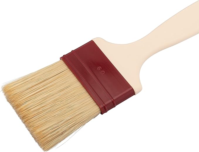 Matfer Bourgeat Natural Pastry Brush, Flat, 2"