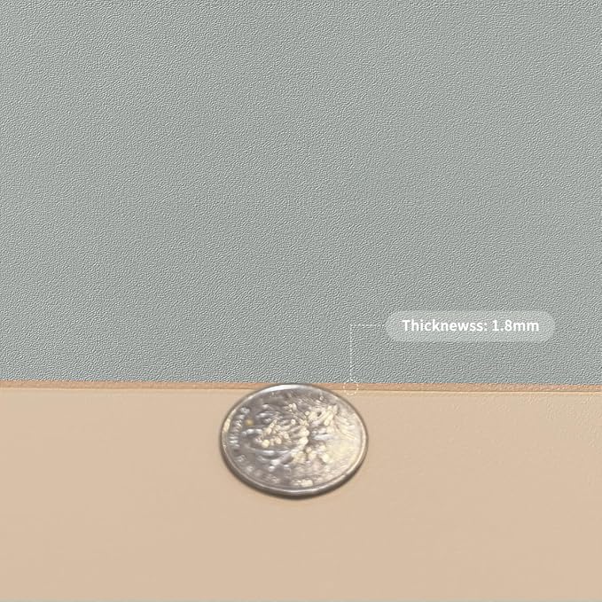Table Cover Rectangle for Dining Room Table - Can Be Used On Both Sides Waterproof and Easy to Clean Good Flatness Used for Dining Table(Light Brown+Gray 44x96)
