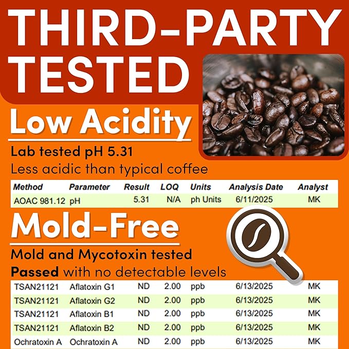 Sarasota Coffee Ground Packets | Gourmet Flavored Medium Roast Grounds Packs | Southern Texas Butter Pecan | Low Acid Mold Free Bulk Individual Pouches for 12 Cup Coffee Maker | 2 oz Bags, 12 Count