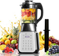 Premium Stainless Steel Glass Blenders for Kitchen – 1500W Motor, 9 Adjustable Speeds, 14 Pre-Programmed Functions, BPA-Free Glass Jar, Nut Milk, Smoothies, Soups, Baby Food, One-Touch Auto Clean