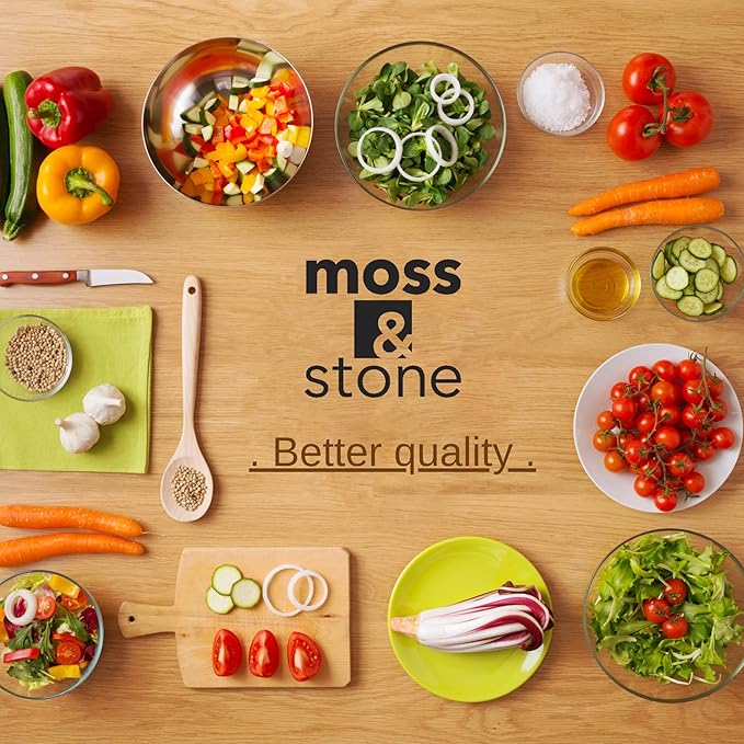 Moss & Stone 3 Cup Mini Food Processor, Strong Vegetable Chopper for Dicing, Chopping, Mincing, & Puree 300 Watts Mini Chopper With 2 Speeds, Perfect Baby Food Processor Black