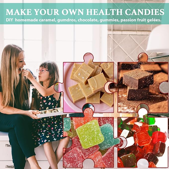 HKNMTT Square Candy Molds Silicone for Caramels Truffles Chocolate, 2 PCS 40 cavities for Baking, Food Grade Gummy Making Kit Wax Melts Moulds