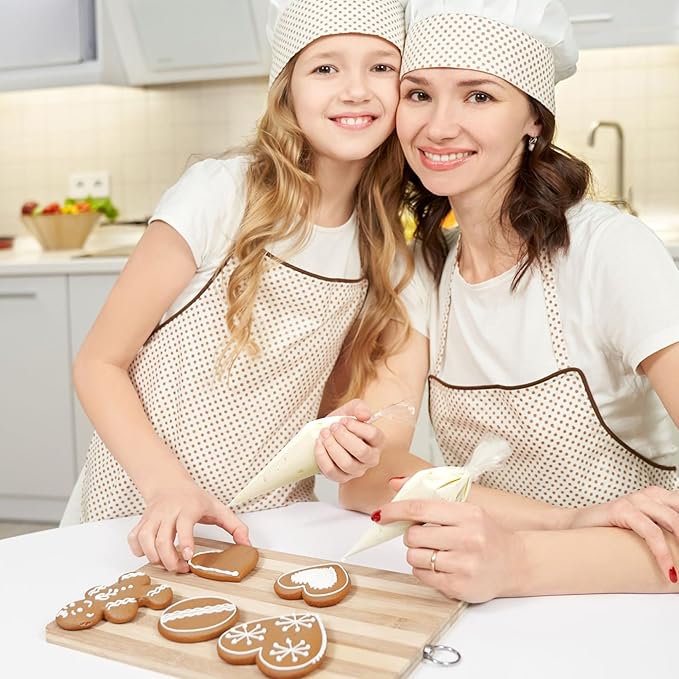 LotFancy 250pcs 12 Inch Piping Bags, Disposable Pastry Bags with 5 Clips, Anti-Burst Icing Piping Bag, Non-Slip Frosting Bags for Cakes and Cookies Decoration