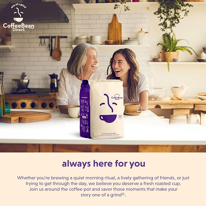 Coffee Bean Direct Indian Monsooned Malabar, Whole Bean Coffee, Arabica Coffee, Light Roast, 5 Pound Bag (Pack of 1)