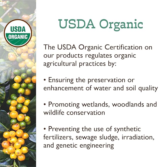 Fresh Roasted Coffee, Organic Peru | Mold & Myco 3rd Party Tested, USDA Organic, Kosher | Med Roast 5 lb (80 oz) Ground
