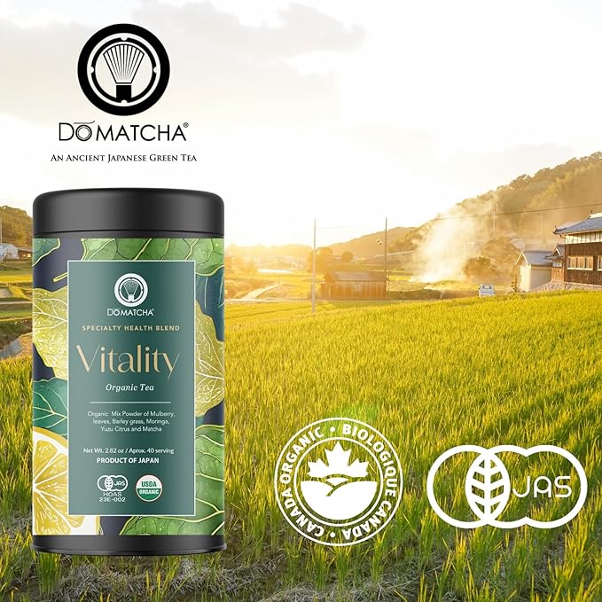 DoMatcha Vitality Blend - Green Mix 2.82 oz - Superfood Blend for Unique Smoothies - Nature's Vibrant Mix - Crafted with 100% Organic Ingredients