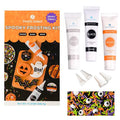 Halloween Frosting Kit with Sprinkles & Eyeballs – 11.31 oz Decorating Set with 3 Frosting Tubes (Orange, Black, White), 4 Nozzles & 2 oz Sprinkle Mix – Cookie & Cupcake Kit for Kids & Families